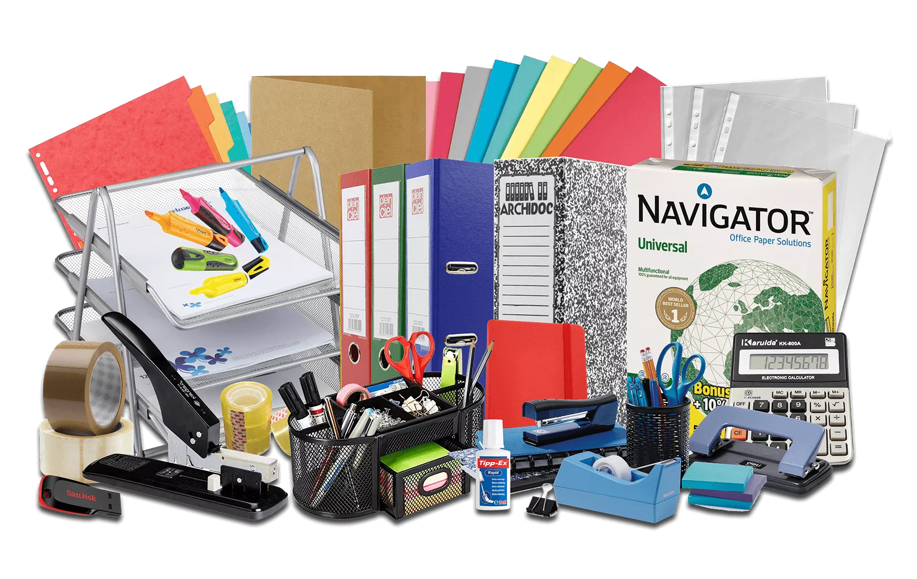 Fournitures de bureau