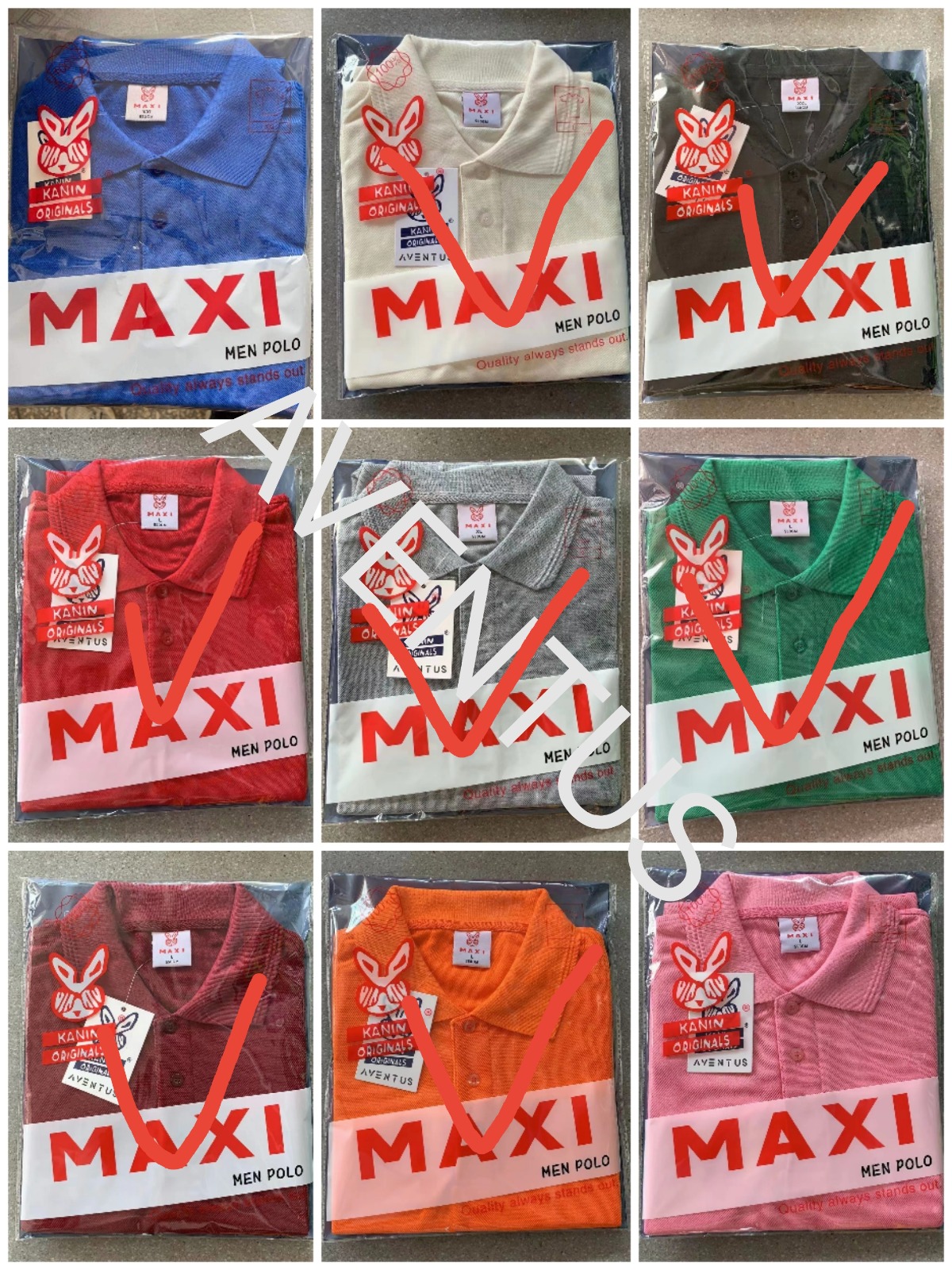 Polo Maxi Men - Toutes couleurs
